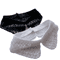 Womens Double Layer Lace Detachable Collar Shawl With Pearl Embroidery 5