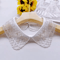 Womens Double Layer Lace Detachable Collar Shawl With Pearl Embroidery 6