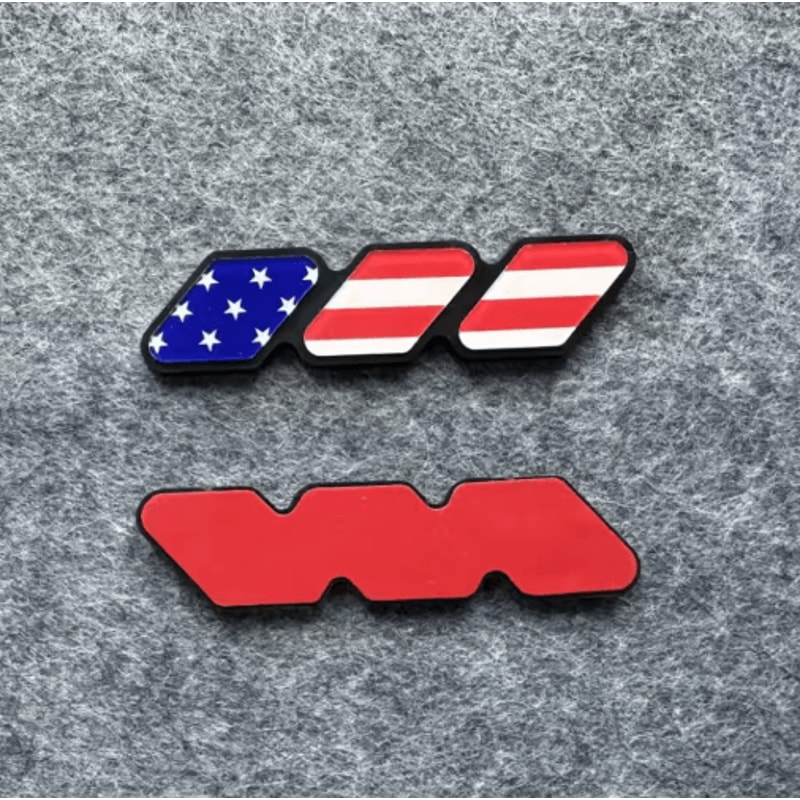 TriColor Front Grille Badge Emblem For Toyota Tacoma 4Runner Tundra 2