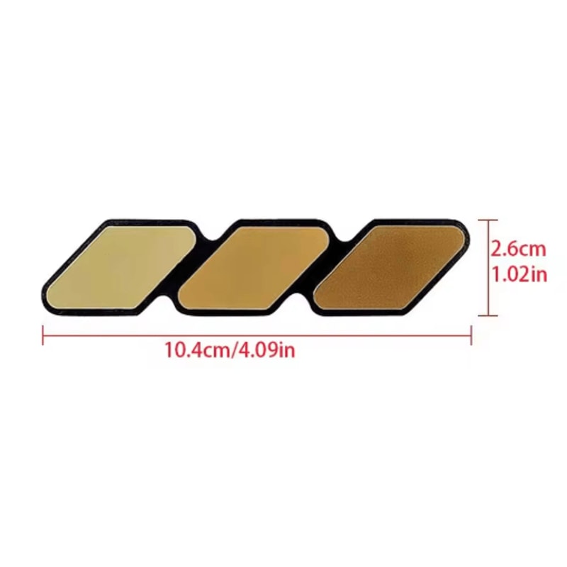TriColor Front Grille Badge Emblem For Toyota Tacoma 4Runner Tundra 7