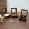 Elegant Wooden Ring Box For Engagement Wedding Anniversary Gifts 11