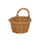 Handwoven Rattan Style Hanging Storage Basket With Handle 1