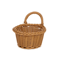 Handwoven Rattan Style Hanging Storage Basket With Handle 1