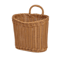 Handwoven Rattan Style Hanging Storage Basket With Handle 7