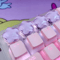 Cute Star Translucent Keycaps Set For Mechanical Keyboards 4PCS 5