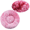 Super Soft Round Pet Bed For Dogs Cats Warm Plush Sleeping Bed 3