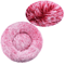 Super Soft Round Pet Bed For Dogs Cats Warm Plush Sleeping Bed 3