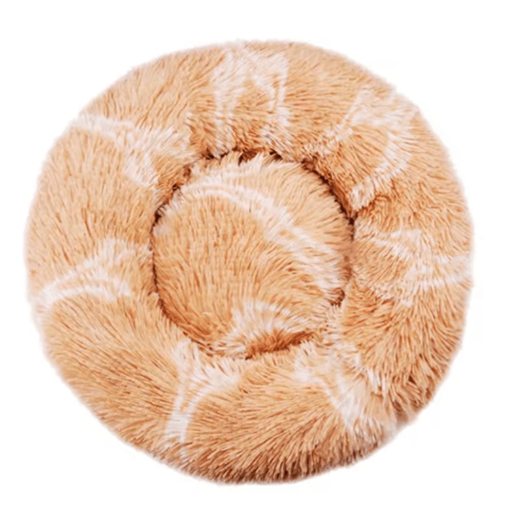 Super Soft Round Pet Bed For Dogs Cats Warm Plush Sleeping Bed 5