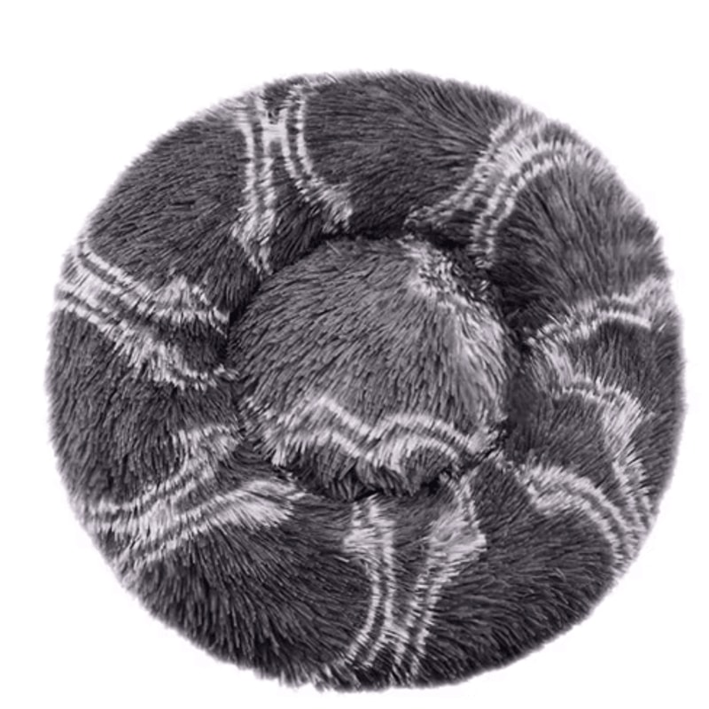 Super Soft Round Pet Bed For Dogs Cats Warm Plush Sleeping Bed 7