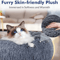 Super Soft Round Pet Bed For Dogs Cats Warm Plush Sleeping Bed 20