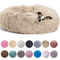 Super Soft Round Pet Bed For Dogs Cats Warm Plush Sleeping Bed 0