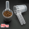 5PCS Transparent Pet Measuring Scoop Set With Scale 100ml Feeding Spoons 0