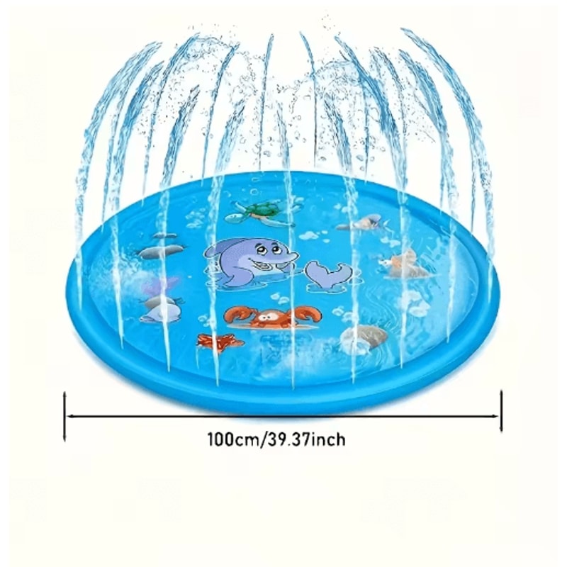 HeavyDuty Outdoor Pet Bath Cooling Splash Basin For Dogs 1