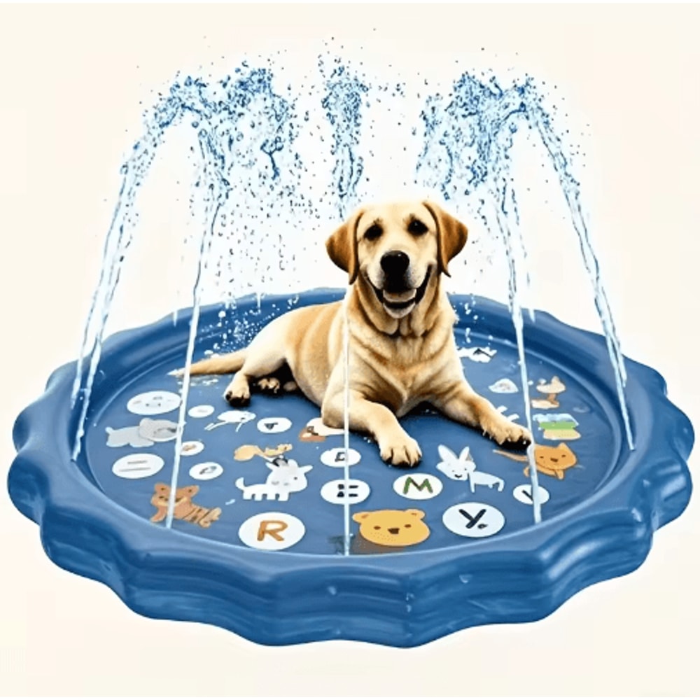 HeavyDuty Outdoor Pet Bath Cooling Splash Basin For Dogs 2