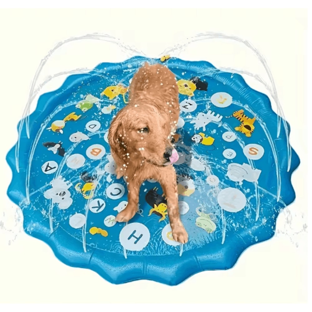 HeavyDuty Outdoor Pet Bath Cooling Splash Basin For Dogs 4