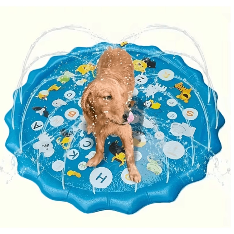 HeavyDuty Outdoor Pet Bath Cooling Splash Basin For Dogs 4