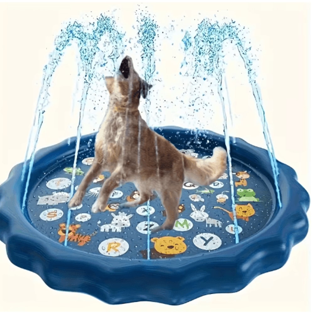 HeavyDuty Outdoor Pet Bath Cooling Splash Basin For Dogs 0