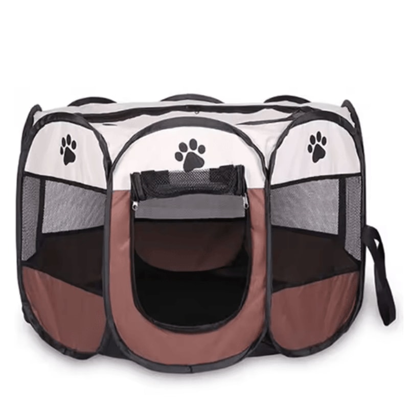 Portable Foldable Pet Playpen Tent For Dogs Cats 2