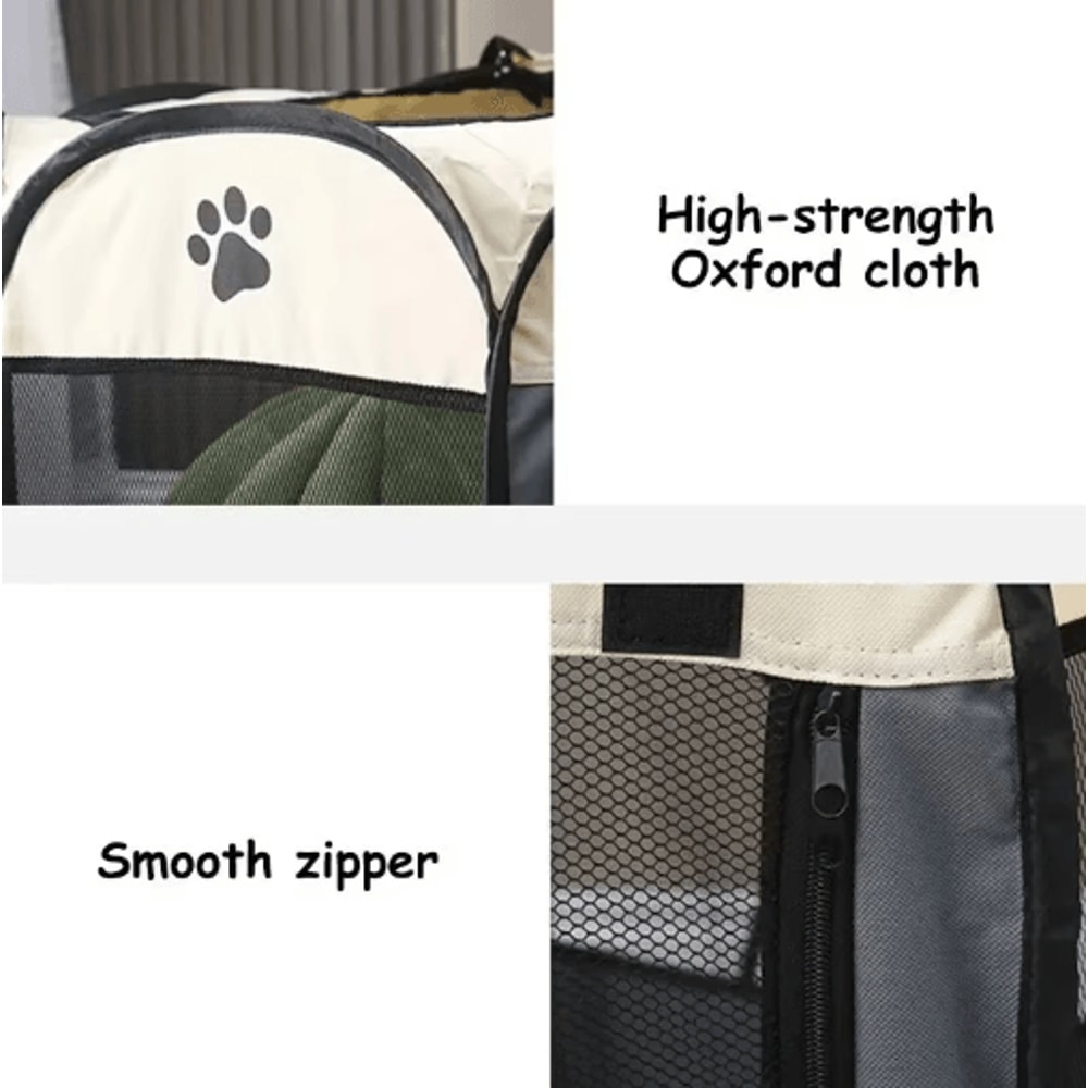 Portable Foldable Pet Playpen Tent For Dogs Cats 5