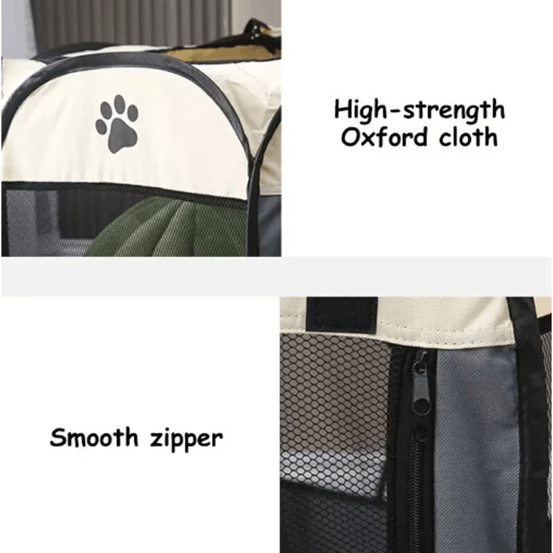 Portable Foldable Pet Playpen Tent For Dogs Cats 5