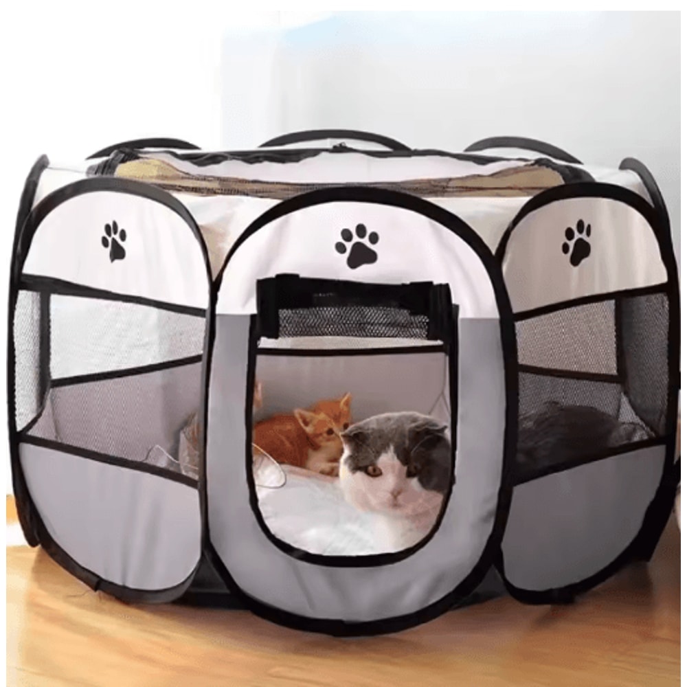 Portable Foldable Pet Playpen Tent For Dogs Cats 0