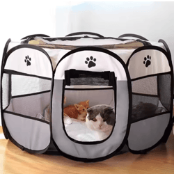 portable foldable pet playpen tent for dogs & cats