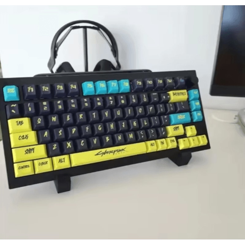 3D Printed Mechanical Keyboard Laptop Display Rack 7