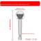 38 To 14 Metal Ball Head Adapter For Microphone Boom Arms 5