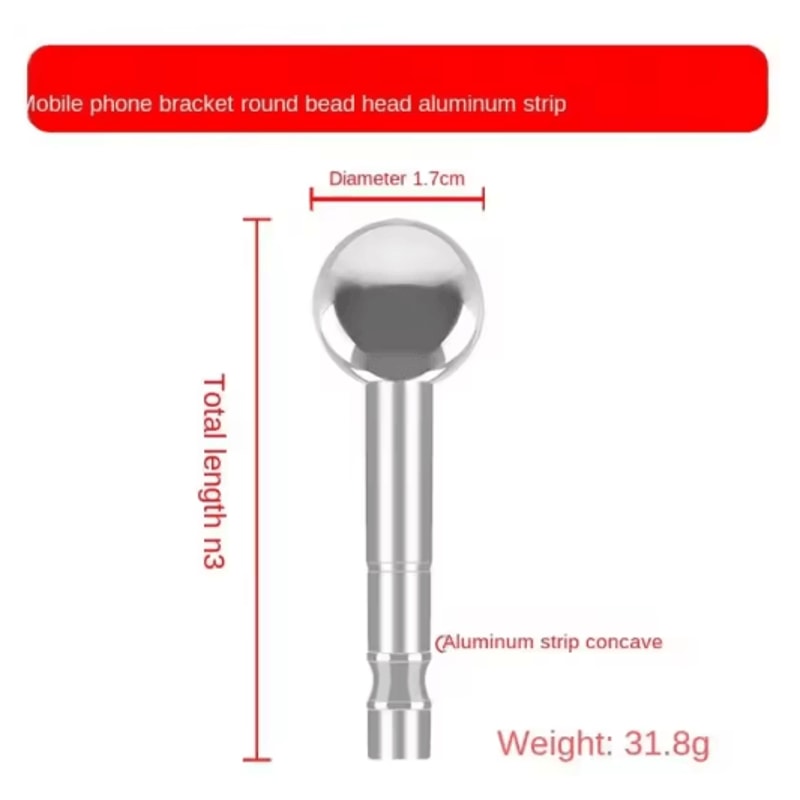 38 To 14 Metal Ball Head Adapter For Microphone Boom Arms 5
