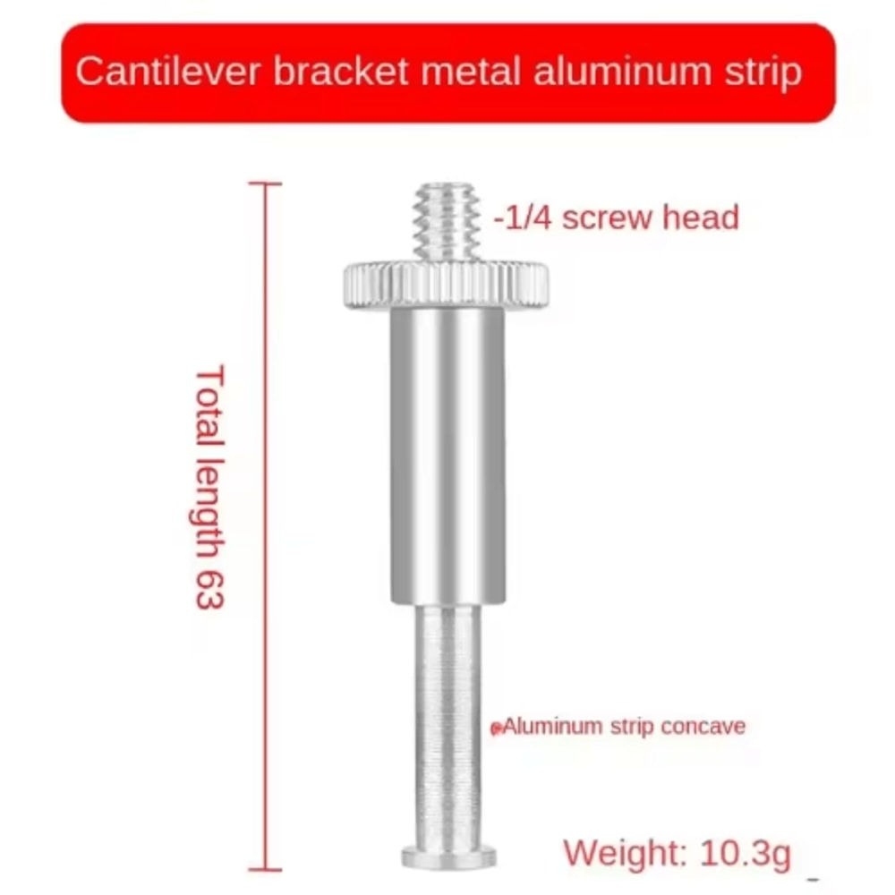 38 To 14 Metal Ball Head Adapter For Microphone Boom Arms 6