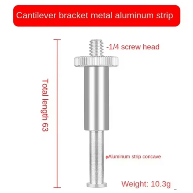 38 To 14 Metal Ball Head Adapter For Microphone Boom Arms 6