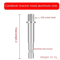 38 To 14 Metal Ball Head Adapter For Microphone Boom Arms 7