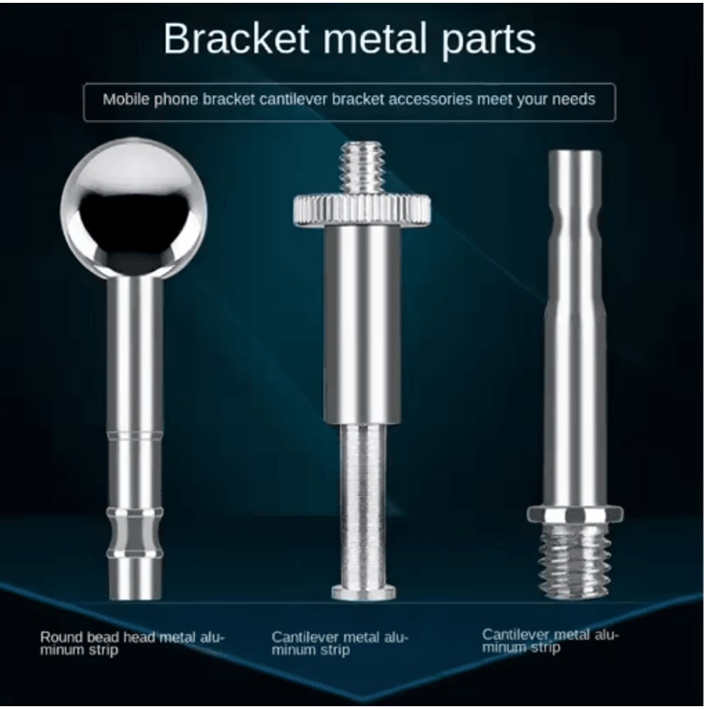 38 To 14 Metal Ball Head Adapter For Microphone Boom Arms 0