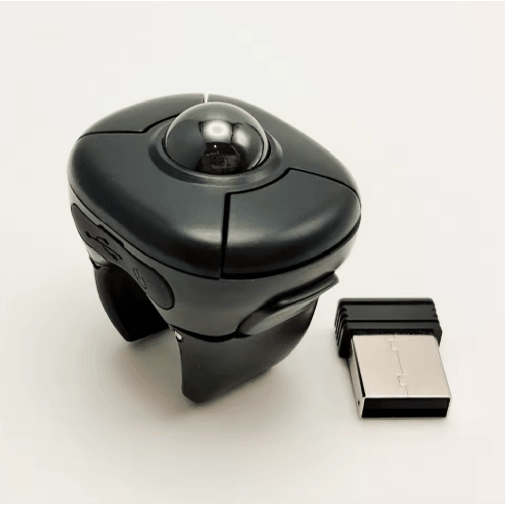 Wireless Trackball Ring Mouse With Bluetooth 24G Remote Control 1