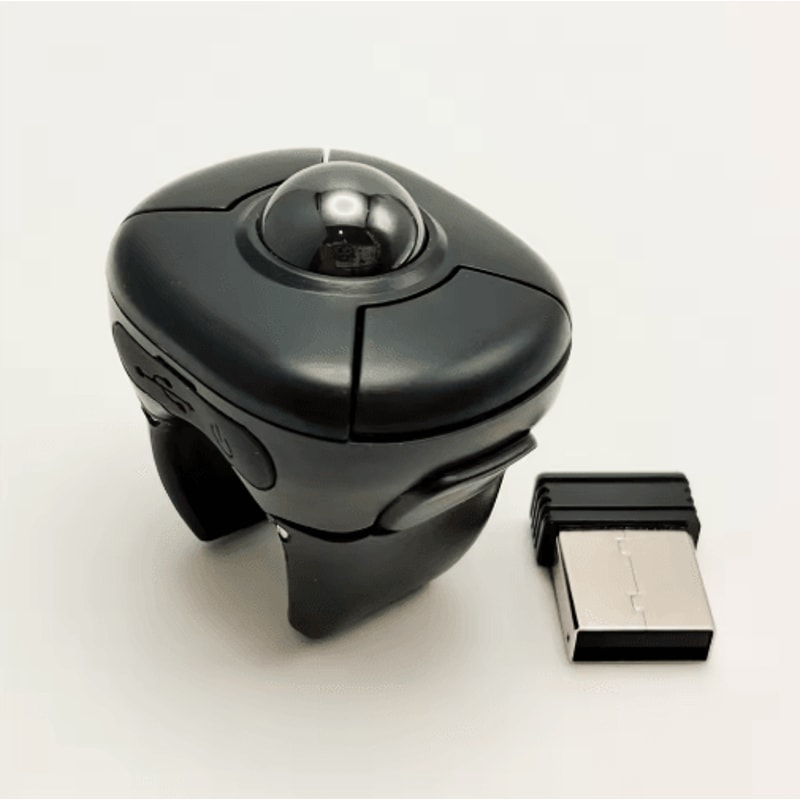 Wireless Trackball Ring Mouse With Bluetooth 24G Remote Control 1