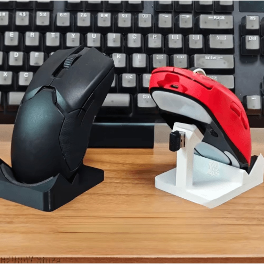 3D Printed Wireless Mouse Display Stand For Logitech GPW Universal Mice 6