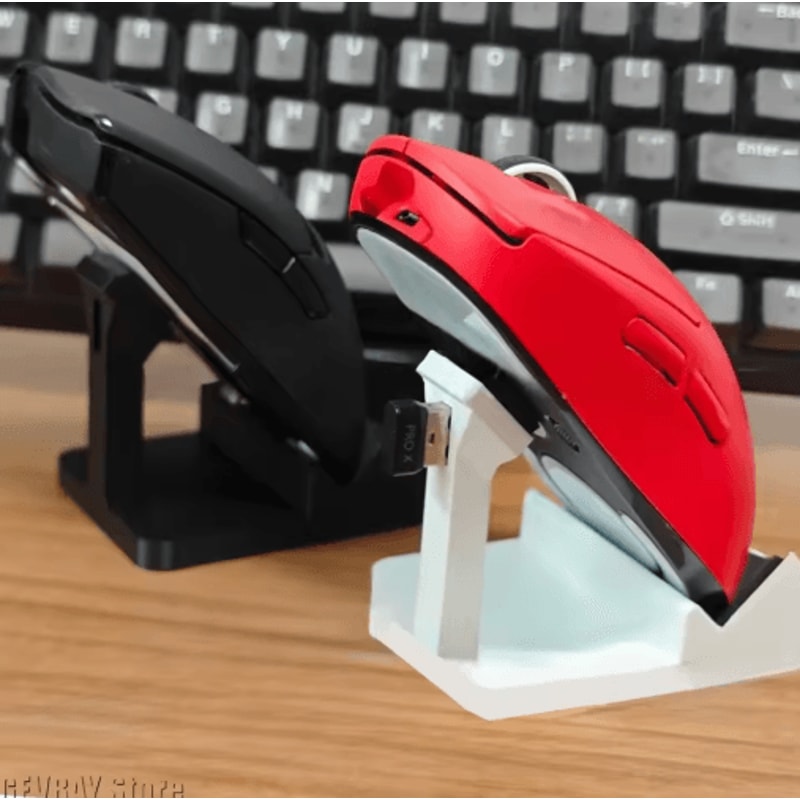 3D Printed Wireless Mouse Display Stand For Logitech GPW Universal Mice 0