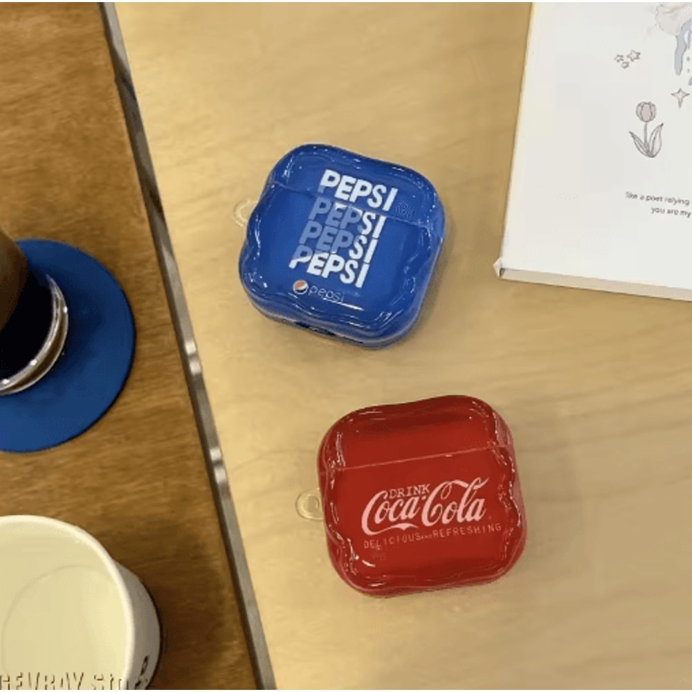 Funny Beverage Bottle AirPods Case With Pendant For AirPods Pro AirPods 1234 3