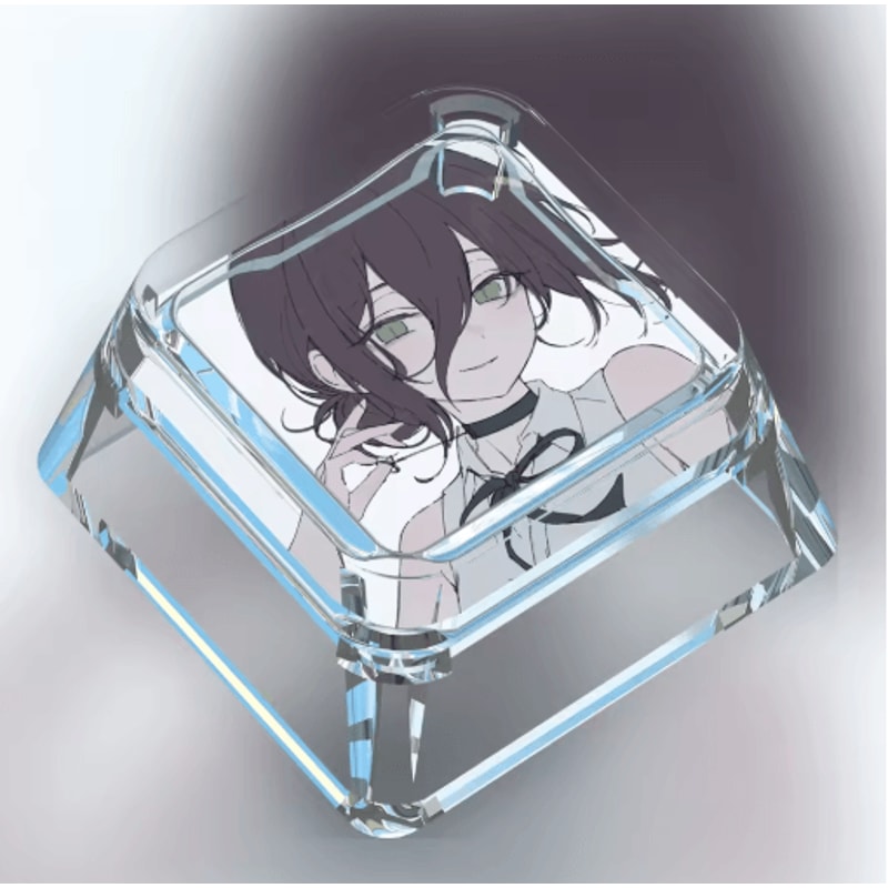 Chainsaw Man Reze Anime Keycap Cute 1U Artisan Mechanical Keyboard Keycap 1