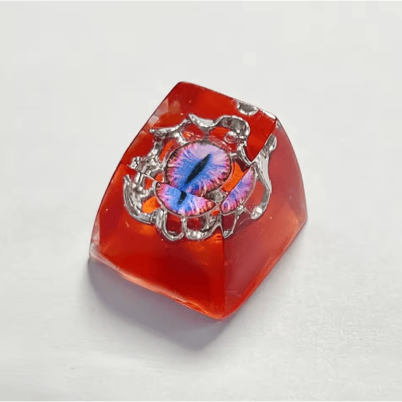 Halloween Evil Eyes Resin Keycaps 3D Artisan Custom Mechanical Keyboard Keycaps 1
