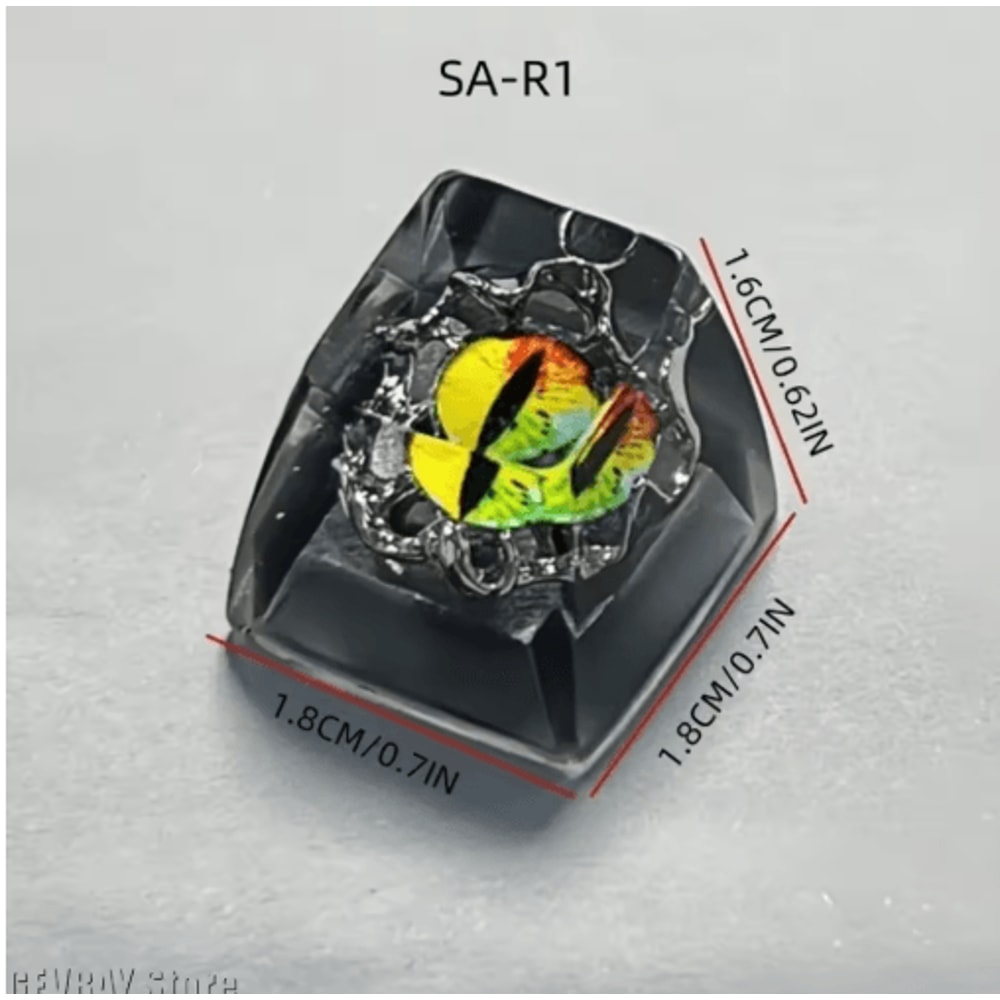 Halloween Evil Eyes Resin Keycaps 3D Artisan Custom Mechanical Keyboard Keycaps 9