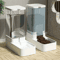 Automatic Gravity Dog Feeder Water Dispenser Set For Cats And Dogs 1