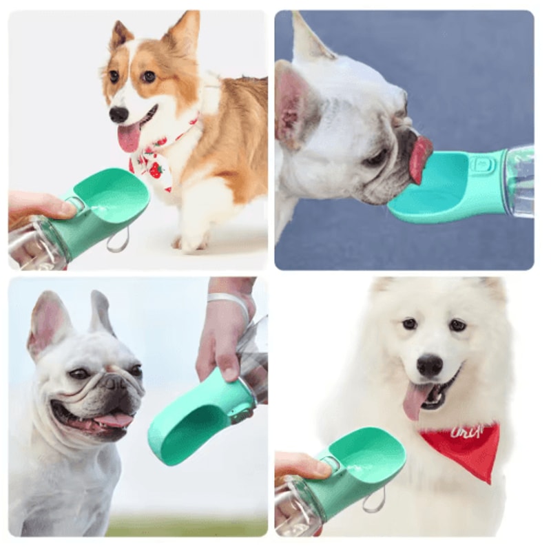 Portable Dog Water Bottle Leakproof Travel Water Dispenser For Dogs Cats 8