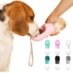 portable dog water bottle – leakproof travel water dispenser for dogs & cats