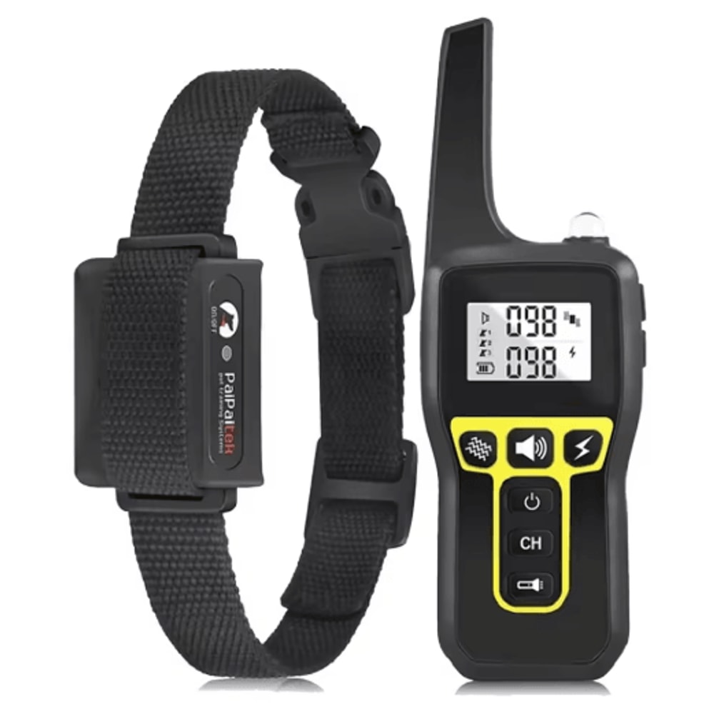 1000M Waterproof Dog Training Collar With Remote Auto Bark Control 7