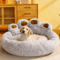 Fluffy Winter Dog Bed Warm Plush Pet Sofa Basket For Dogs Cats 2