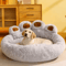 Fluffy Winter Dog Bed Warm Plush Pet Sofa Basket For Dogs Cats 2