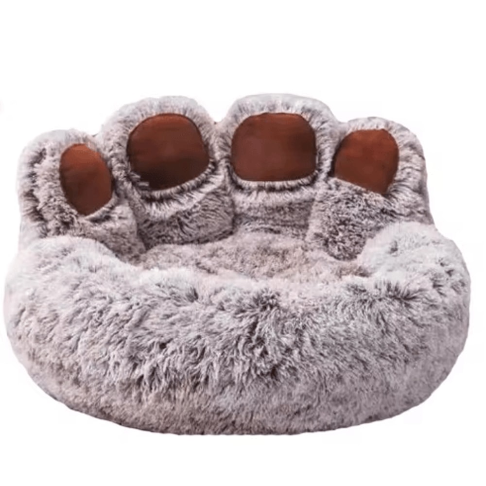Fluffy Winter Dog Bed Warm Plush Pet Sofa Basket For Dogs Cats 4