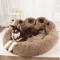 Fluffy Winter Dog Bed Warm Plush Pet Sofa Basket For Dogs Cats 0