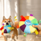 Calming Plush Duck Dog Toy Squeaky Chew Companion For Puppies Dogs 3